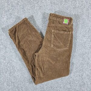 Y2K Empyre Corduroy‎ Pants Brown Women's Tagged Size 8 Actual 28x29 Earth Tones